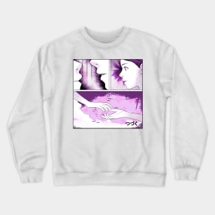 Anime Couple in Love Crewneck Sweatshirt